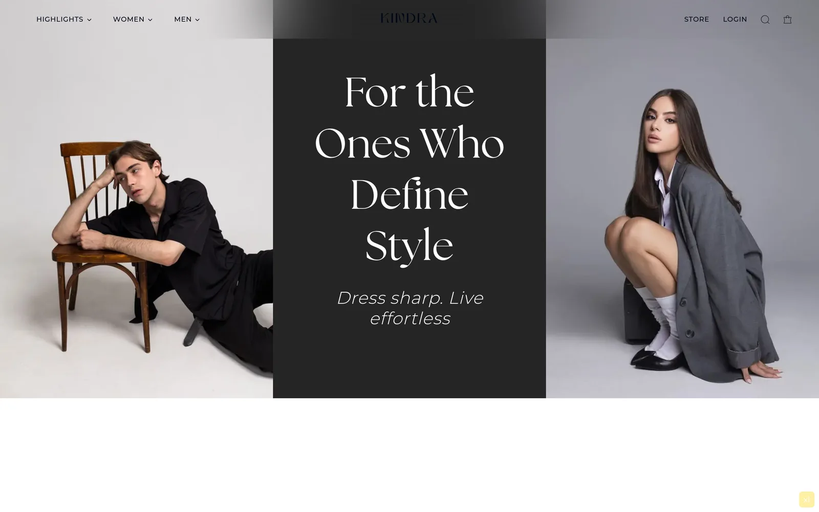 Kindra storefront