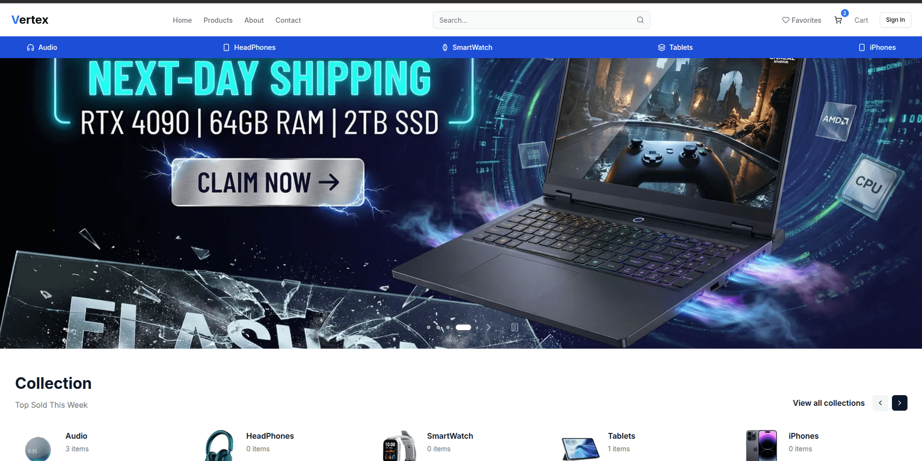 Vertex - E-Commerce Platform